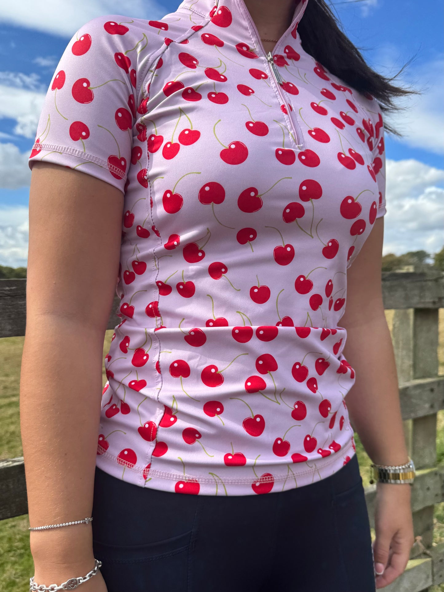 Cherry Short Sleeve Base Layer