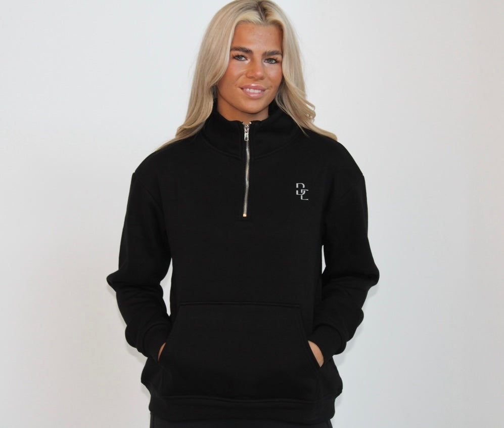 Black Oversized Sweatshirt