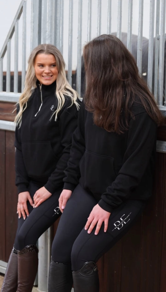 Black Oversized Sweatshirt