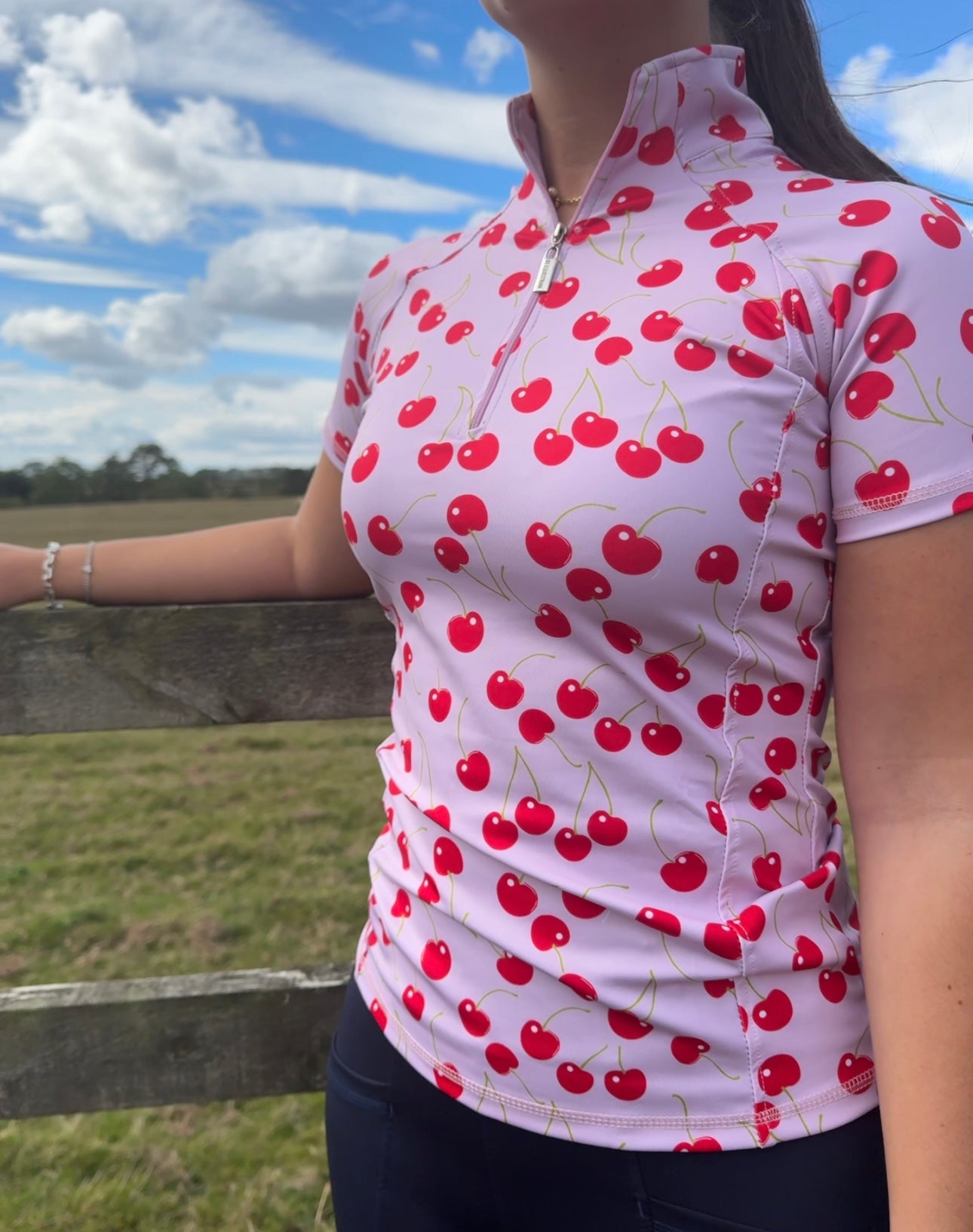 Cherry Short Sleeve Base Layer