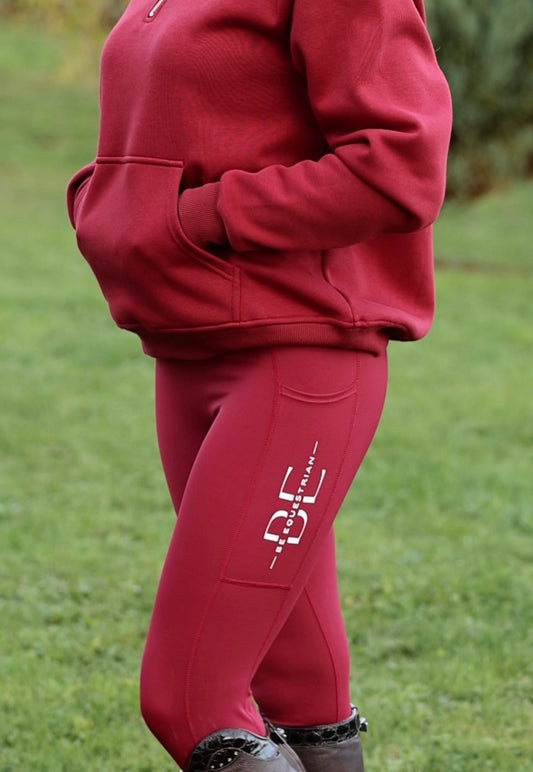 Deep Cherry Classic Leggings